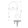 Смеситель для кухни с гибким изливом Shevanik S178 S178C