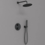 Душевой комплект VSFW-101TMB термостатический встраиваемый, двухрежимный, черный Душевой комплект VSFW-101TMB термостатический встраиваемый, двухрежимный, черный