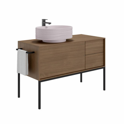 Раковина ARTBASIN Sabbia накладная 50, мальва матовая SA.wb.50\MAL