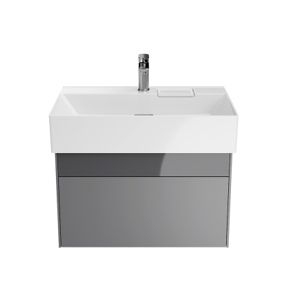 Тумба LOGICA подвесная 2 ящика 70 см, стальной серый LO.70.2\ST Тумба LOGICA подвесная 2 ящика 70 см, стальной серый LO.70.2\ST