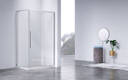 Душевой уголок Slim-N VSR-4SN8013CL, 1300*800, хром, стекло прозрачное