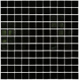 Мозаика стеклянная Black Glass (чип 4*25*25) 300*300(22шт-1.98м2), м2