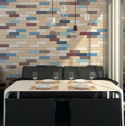 Плитка настенная 2838 Баттерфляй коричневый 8,5*28,5*9 (41 шт/1,02м2), м2