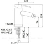 Смеситель для биде Paffoni Berry BR131CR Смеситель для биде Paffoni Berry BR131CR