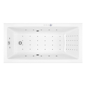 Ванна EXCELLENT Wave Slim 180x80 "NANO" (хром) Ванна EXCELLENT Wave Slim 180x80 "NANO" (хром)