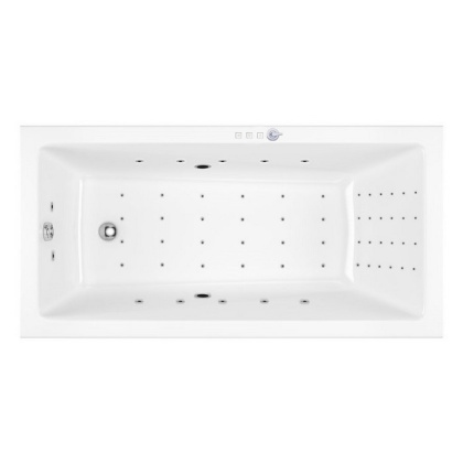 Ванна EXCELLENT Wave Slim 180x80 "NANO" (хром) Ванна EXCELLENT Wave Slim 180x80 "NANO" (хром)