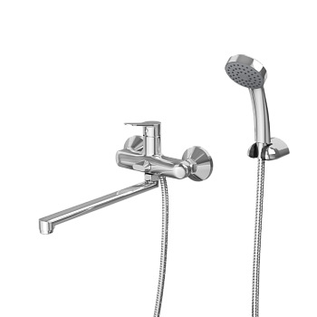 Смеситель для ванны с длинным поворотным изливом RUSH Crete (CR3535-51)